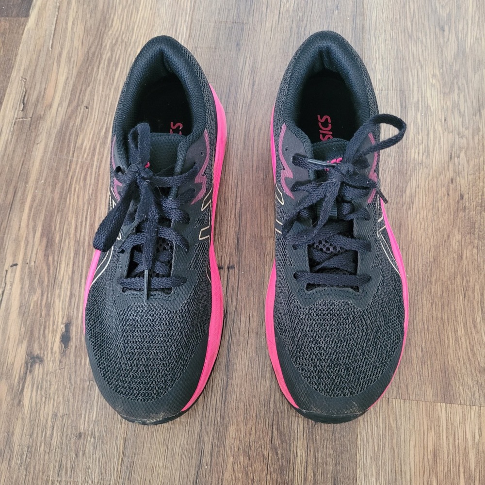 Asics GT-1000 11 Womens Running Shoes Black Pink Gold Sneakers Size 5 - Picture 12 of 13